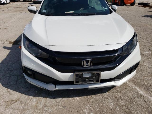 19XFC2F86KE002582 - 2019 HONDA CIVIC SPORT WHITE photo 5