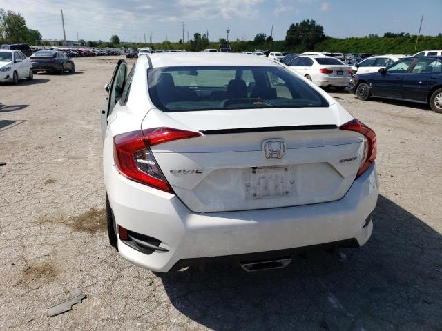 19XFC2F86KE002582 - 2019 HONDA CIVIC SPORT WHITE photo 6
