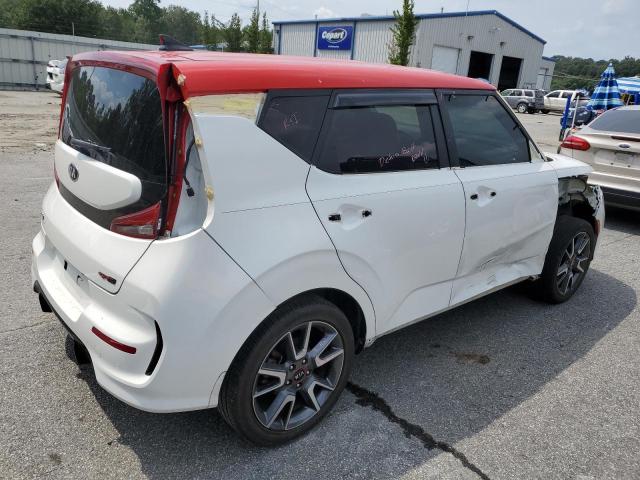 KNDJ63AU1L7096450 - 2020 KIA SOUL GT LINE WHITE photo 3