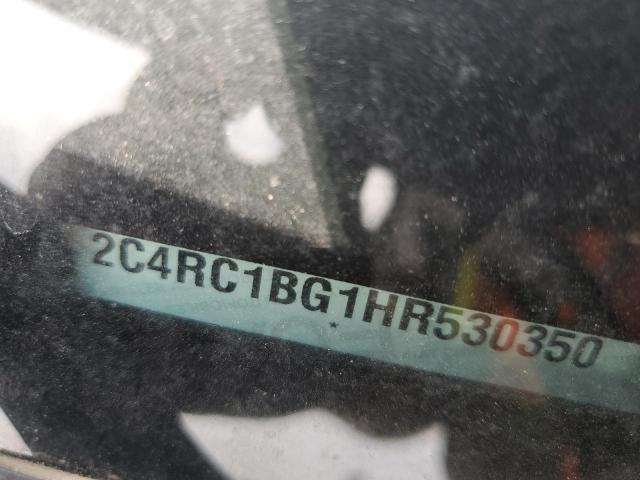 2C4RC1BG1HR530350 - 2017 CHRYSLER PACIFICA TOURING L გრაფიტი ფოტო 13