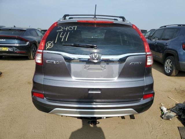 2HKRM4H77FH667549 - 2015 HONDA CR-V EXL GRAY photo 6