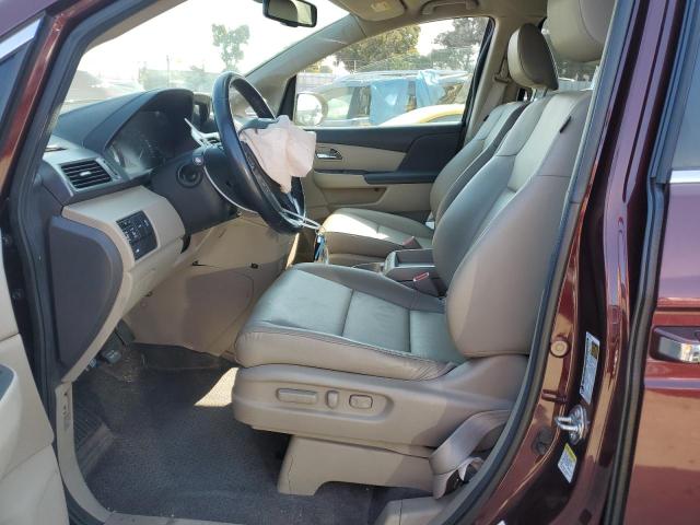 5FNRL5H62EB092516 - 2014 HONDA ODYSSEY EXL BROWN photo 7