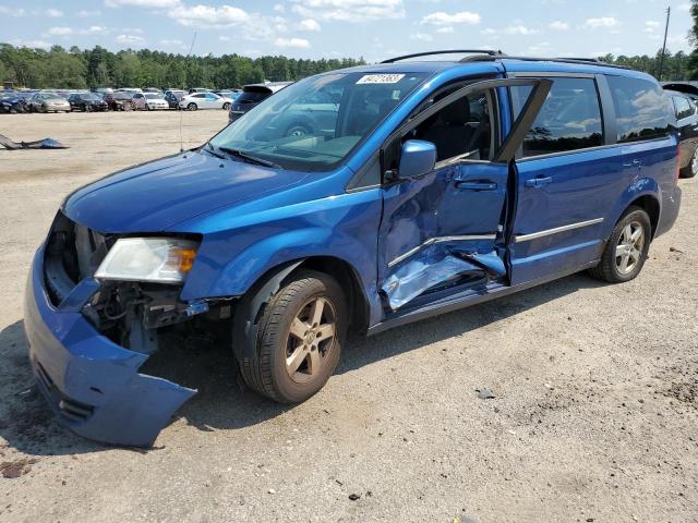 2D4RN5D14AR244673 - 2010 DODGE CARAVAN SXT BLUE photo 1