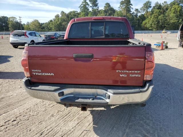 5TEJU62N48Z487719 - 2008 TOYOTA TACOMA DOUBLE CAB PRERUNNER BURGUNDY photo 6