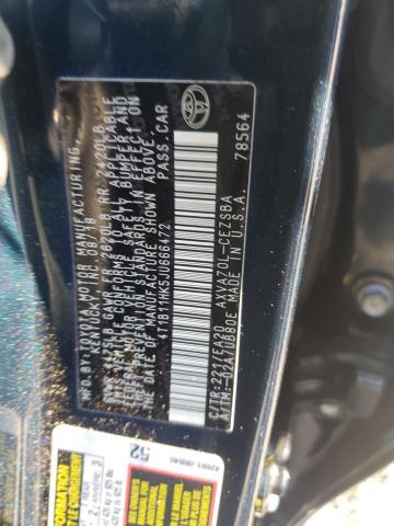 4T1B11HK5JU666472 - 2018 TOYOTA CAMRY L TEAL photo 13