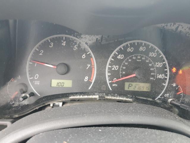 1NXBU40E69Z111296 - 2009 TOYOTA COROLLA BASE ნაცრისფერი ფოტო 9