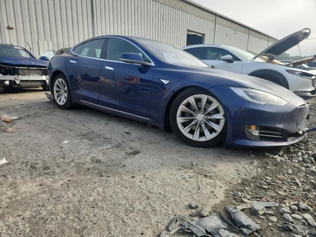 5YJSA1E27GF151306 - 2016 TESLA MODEL S Կապույտ լուսանկար 4