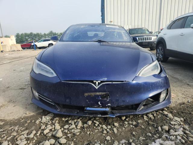 5YJSA1E27GF151306 - 2016 TESLA MODEL S Կապույտ լուսանկար 5