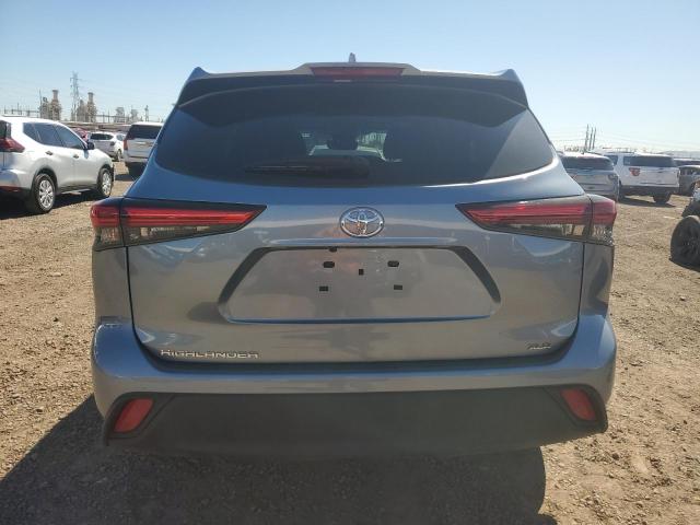 5TDGZRAH9NS140680 - 2022 TOYOTA HIGHLANDER XLE SILVER photo 6