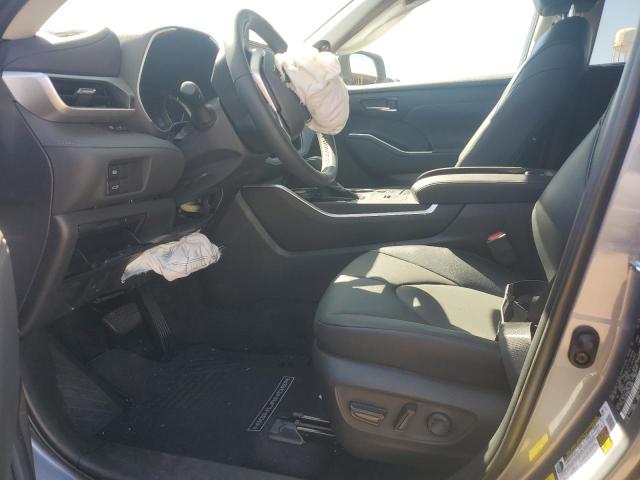 5TDGZRAH9NS140680 - 2022 TOYOTA HIGHLANDER XLE SILVER photo 7