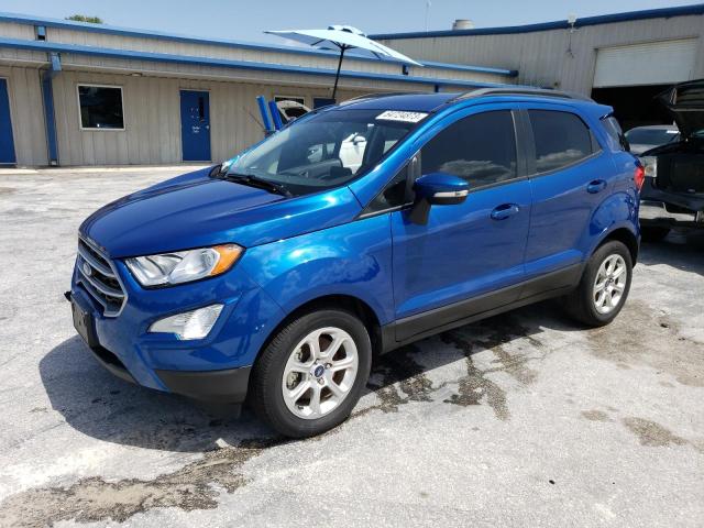 MAJ3S2GE1MC396227 - 2021 FORD ECOSPORT SE BLUE photo 1