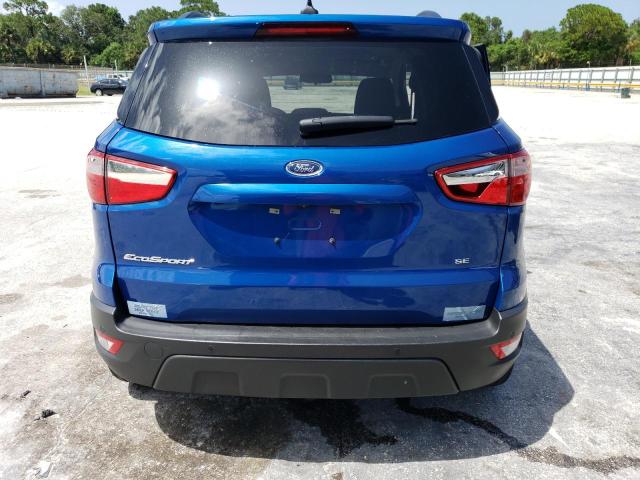 MAJ3S2GE1MC396227 - 2021 FORD ECOSPORT SE BLUE photo 6