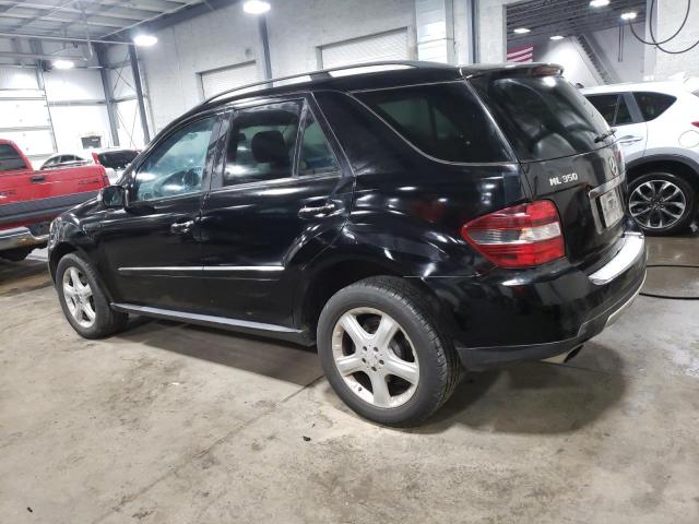 4JGBB86E68A394481 - 2008 MERCEDES-BENZ ML 350 BLACK photo 2