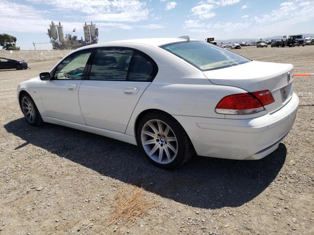 WBAHN83586DT28971 - 2006 BMW 7 SERIES LI WHITE photo 2
