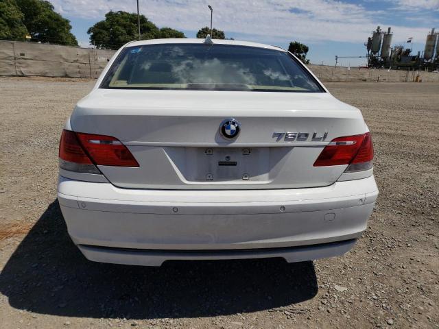 WBAHN83586DT28971 - 2006 BMW 7 SERIES LI WHITE photo 6