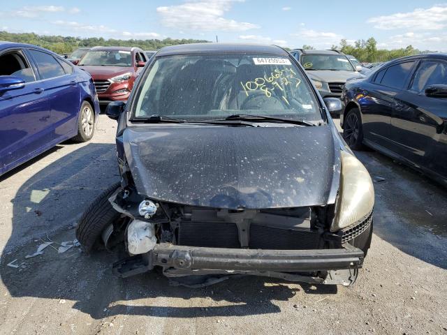 JHMGD38668S039526 - 2008 HONDA FIT SPORT BLACK photo 5