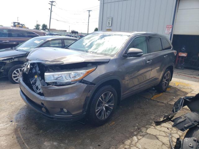 5TDJKRFH0GS283118 - 2016 TOYOTA HIGHLANDER XLE Boz foto 1