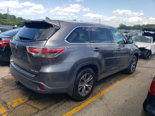 5TDJKRFH0GS283118 - 2016 TOYOTA HIGHLANDER XLE Boz foto 3