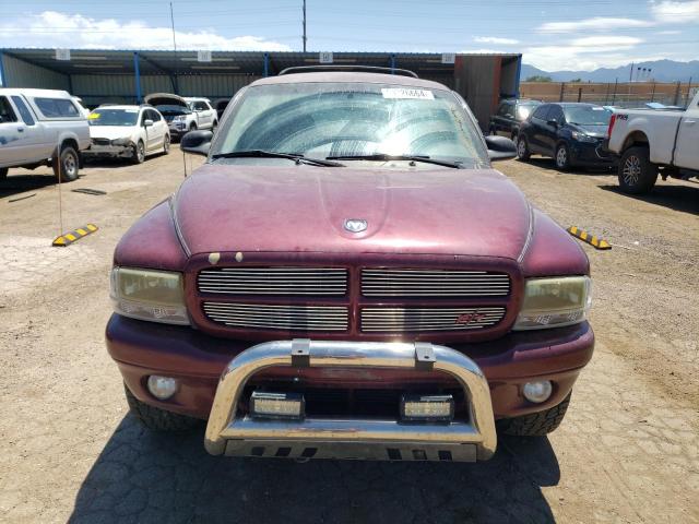 1B4HS28Z11F558933 - 2001 DODGE DURANGO MAROON photo 5