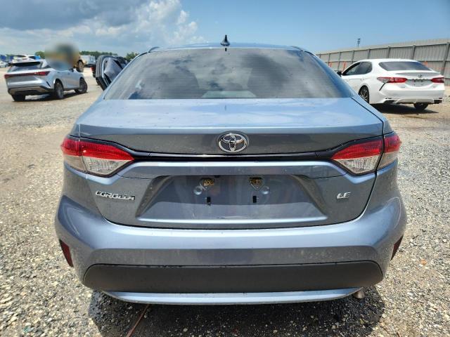 5YFEPMAE8NP347804 - 2022 TOYOTA COROLLA LE BLUE photo 6