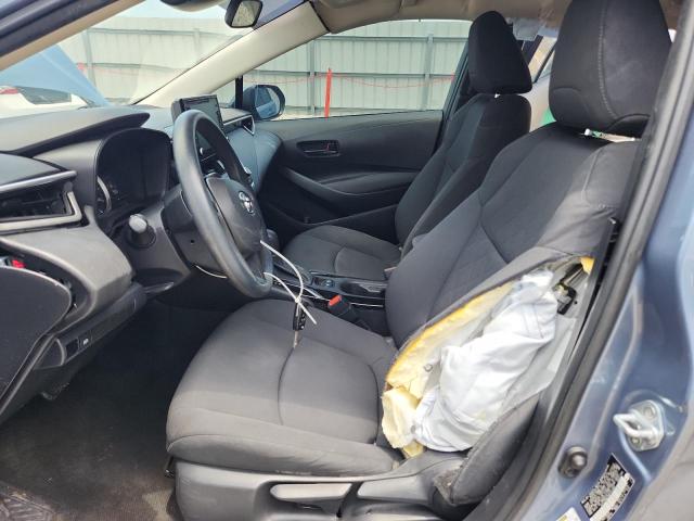5YFEPMAE8NP347804 - 2022 TOYOTA COROLLA LE BLUE photo 7