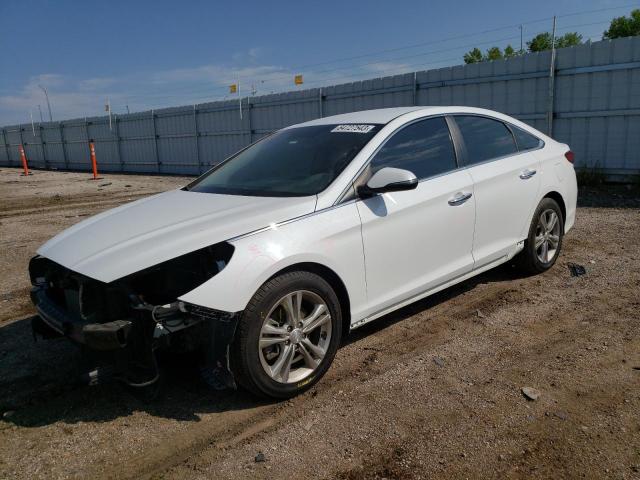 5NPE34AF0JH600917 - 2018 HYUNDAI SONATA SPORT WHITE photo 1