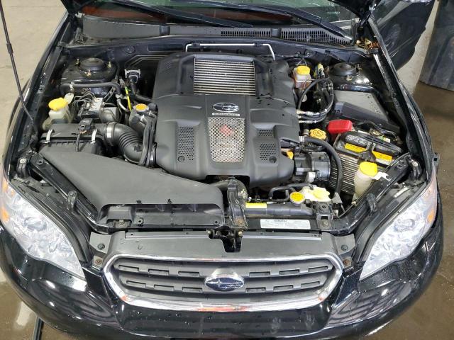 4S4BP63C276300798 - 2007 SUBARU LEGACY OUTBACK BLACK photo 12