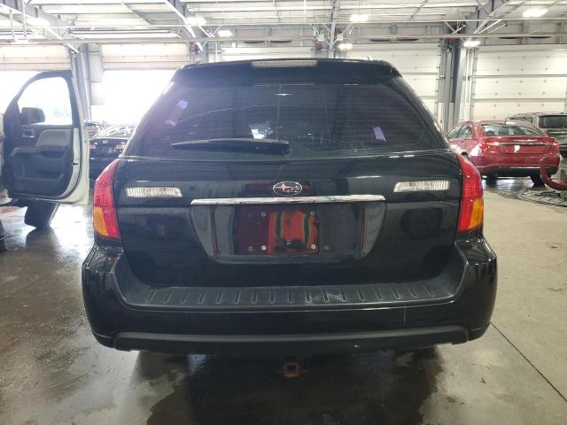 4S4BP63C276300798 - 2007 SUBARU LEGACY OUTBACK BLACK photo 6
