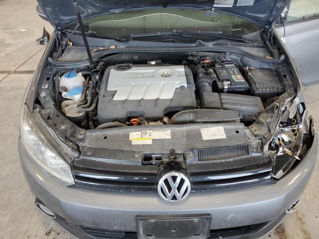 WVWNM7AJ8DW047032 - 2013 VOLKSWAGEN GOLF ნაცრისფერი ფოტო 11