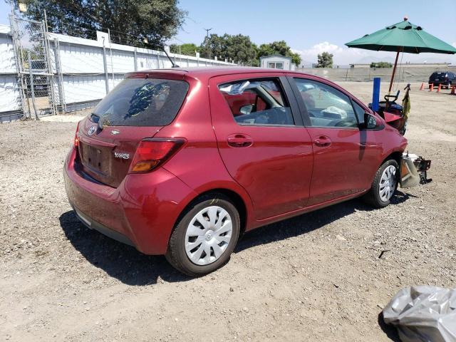 VNKKTUD36HA085886 - 2017 TOYOTA YARIS L BURGUNDY photo 3