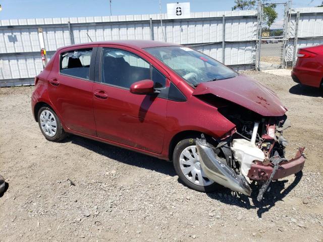 VNKKTUD36HA085886 - 2017 TOYOTA YARIS L BURGUNDY photo 4