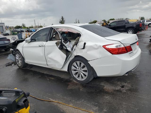 1HGCR3F88DA023609 - 2013 HONDA ACCORD EXL WHITE photo 2