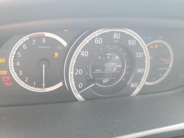 1HGCR3F88DA023609 - 2013 HONDA ACCORD EXL WHITE photo 9