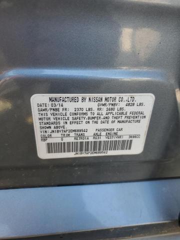 JN1BV7AP2EM689542 - 2014 INFINITI Q50 BASE ნაცრისფერი ფოტო 13