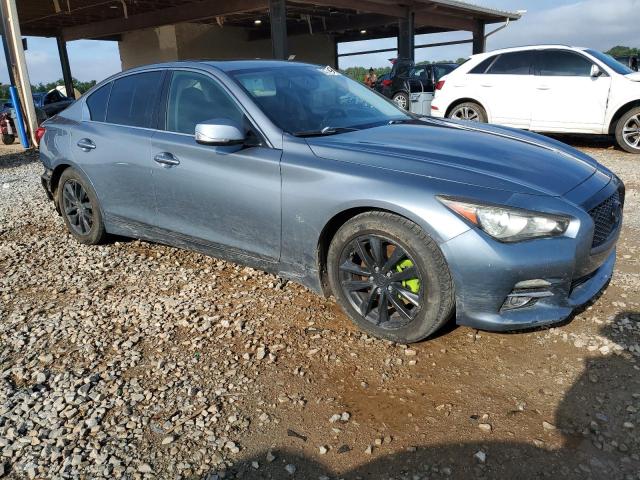 JN1BV7AP2EM689542 - 2014 INFINITI Q50 BASE ნაცრისფერი ფოტო 4