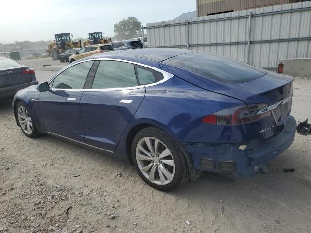 5YJSA1E20GF122374 - 2016 TESLA MODEL S Көк фото 2