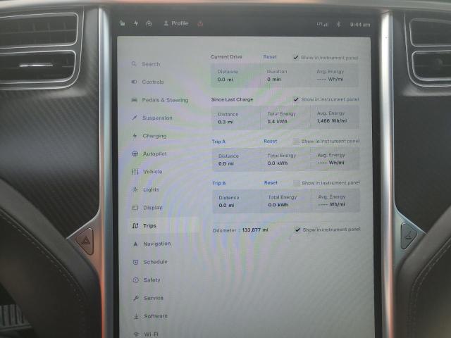 5YJSA1E20GF122374 - 2016 TESLA MODEL S Көк фото 9