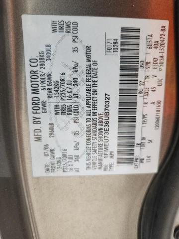 1FMEU73E36UB70327 - 2006 FORD EXPLORER XLT Kahverengi fotoğraf 13