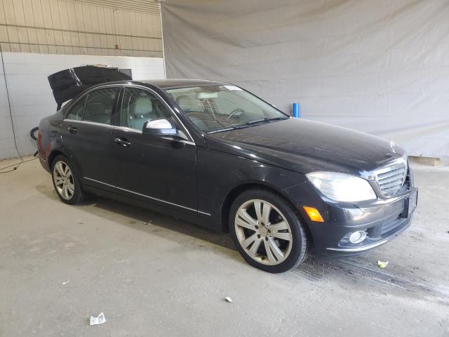 WDDGF81X88F105214 - 2008 MERCEDES-BENZ C 300 4MATIC BLACK photo 4