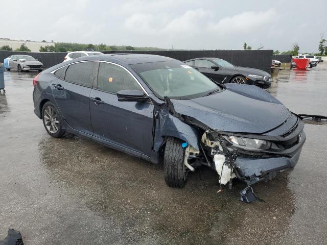 19XFC1F76LE017330 - 2020 HONDA CIVIC EXL أزرق صورة 4