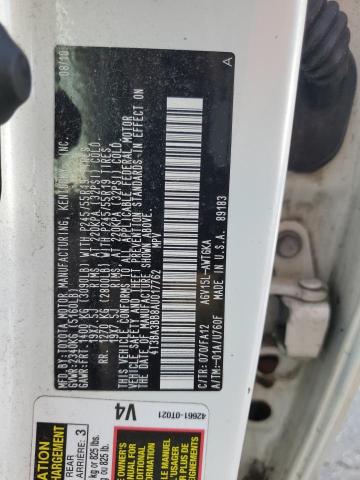 4T3BA3BB8AU017762 - 2010 TOYOTA VENZA 白色 照片 13