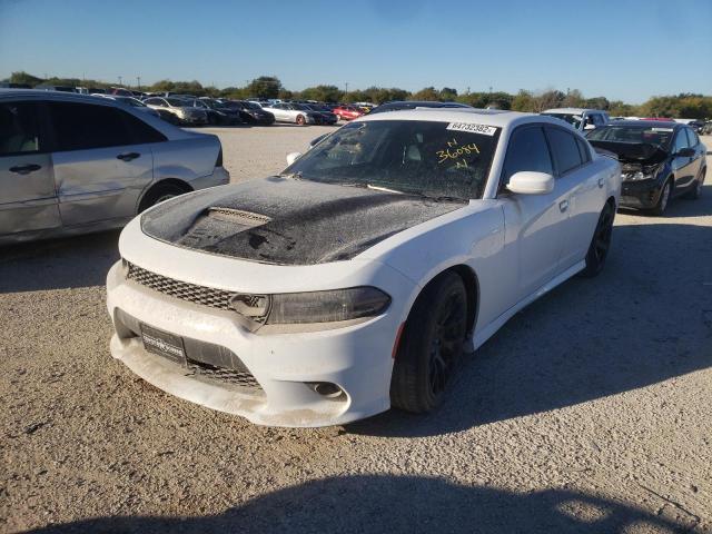 2C3CDXGJ6KH604745 - 2019 DODGE CHARGER SCAT PACK WHITE photo 2