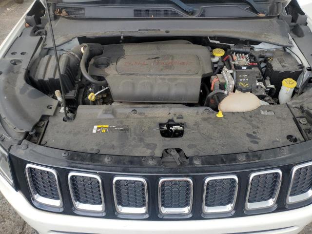 3C4NJDCB1JT355478 - 2018 JEEP COMPASS LIMITED WHITE photo 12