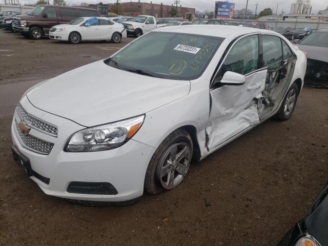 1G11C5SA2DF197697 - 2013 CHEVROLET MALIBU 1LT WHITE photo 2