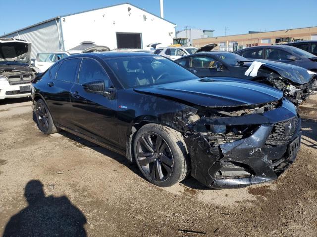 19UUB6F57MA800605 - 2021 ACURA TLX TECH A BLACK photo 4