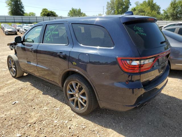 1C4RDHDG5JC345123 - 2018 DODGE DURANGO GT BLUE photo 2