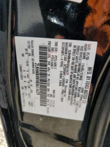 2LNHM84W48X655629 - 2008 LINCOLN TOWN CAR EXECUTIVE L BLACK photo 13