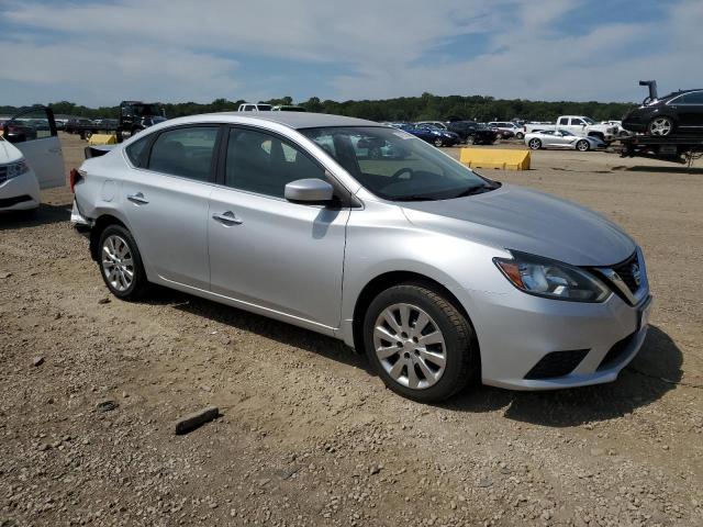 3N1AB7AP2HY361382 - 2017 NISSAN SENTRA S SILVER photo 4