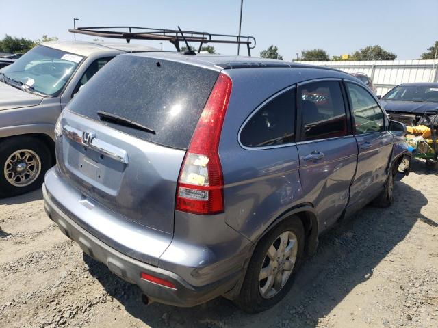 JHLRE48717C104722 - 2007 HONDA CR-V EXL BLUE photo 3