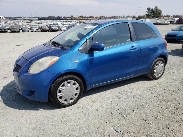 JTDJT923X75138178 - 2007 TOYOTA YARIS BLUE photo 1